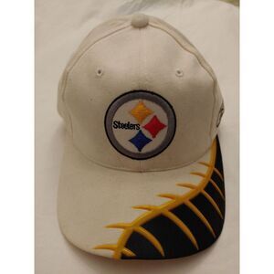 Reebok NFL Pro Line Authentic VINTAGE Pittsburgh Steelers White/Black Cap